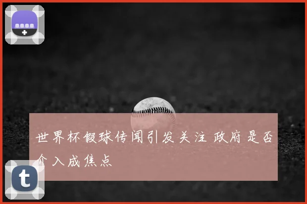 世界杯假球传闻引发关注 政府是否介入成焦点